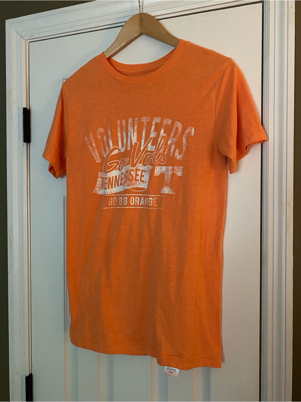 Tennessee Volunteers Go Vols Go Big Orange Licensed T-Shirt Orange - Size Small